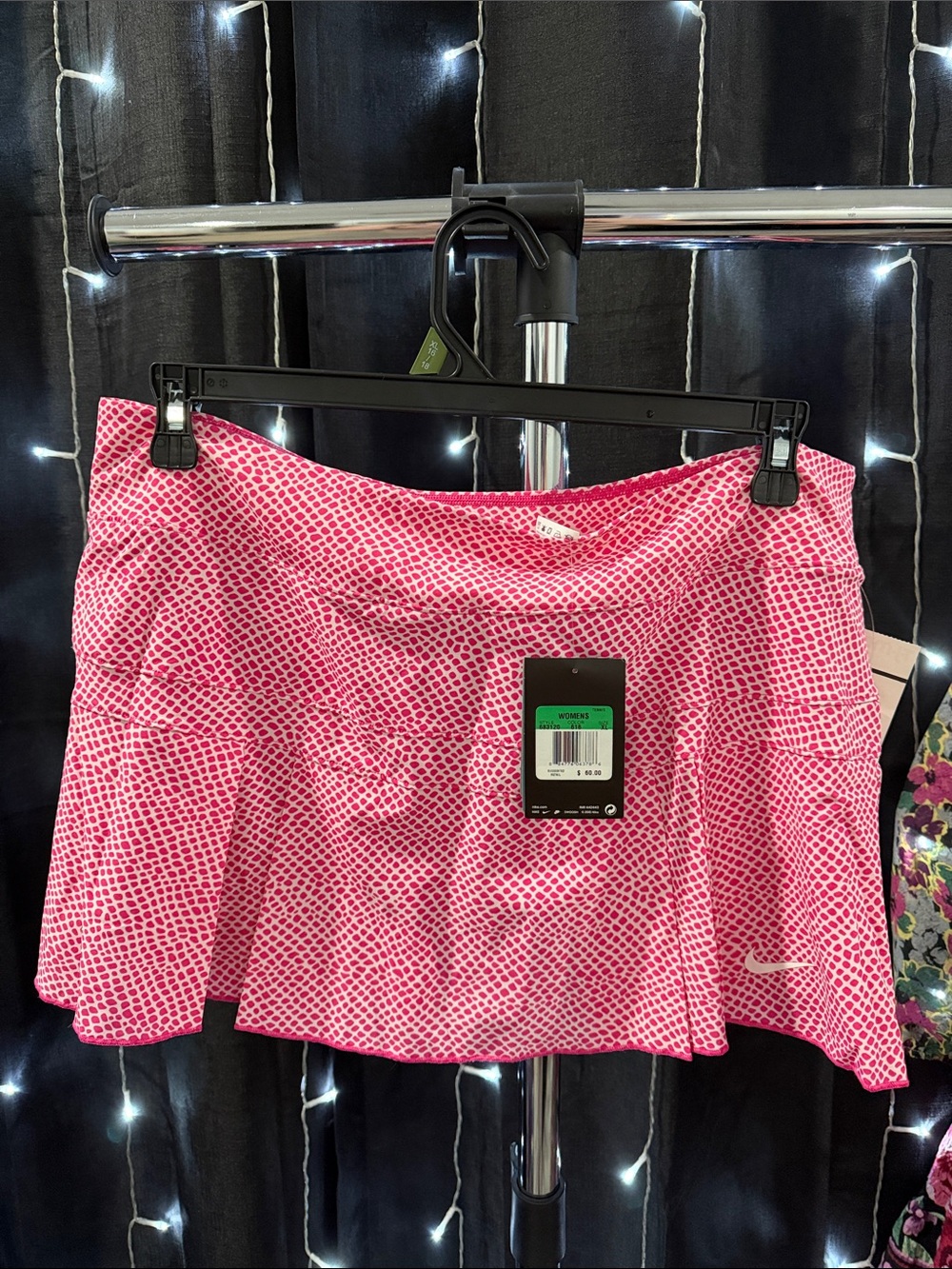 Nike Hot Pink Geometric Circle Skirt